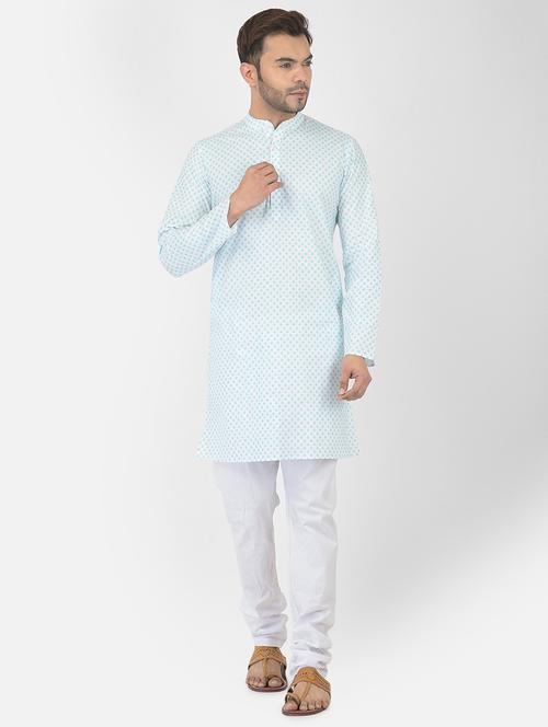 men long sleeve kurta churidar set - 21095209 - Very Small Image - 1