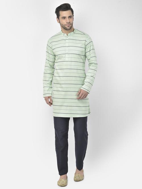 men kurta with trouser ethnic wear set - 21095717 - Very Small Image - 1