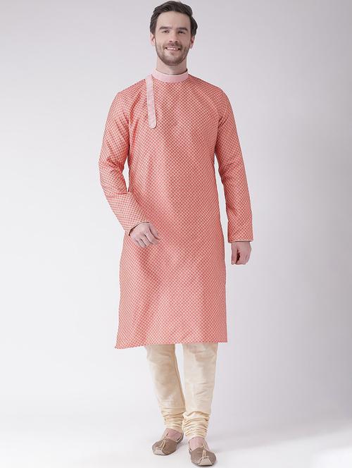 men kurta with churidar ethnic wear set - 21096638 - Very Small Image - 1