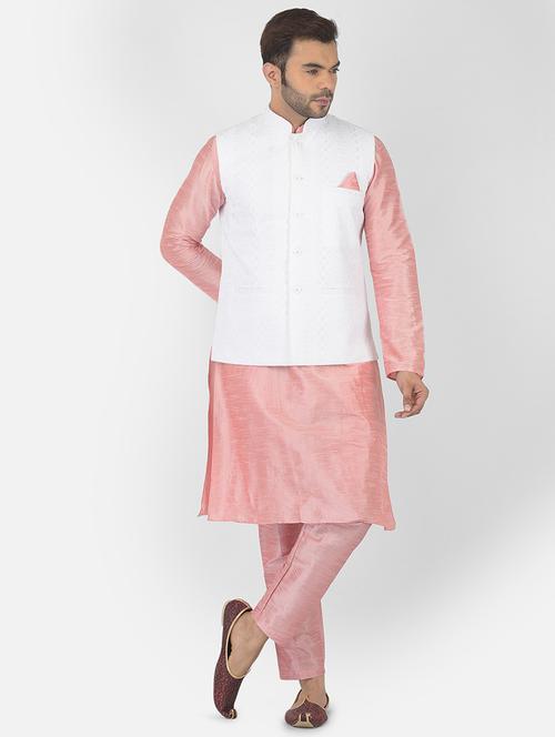 men kurta pyjama ethnic wear set - 21096970 - Very Small Image - 1