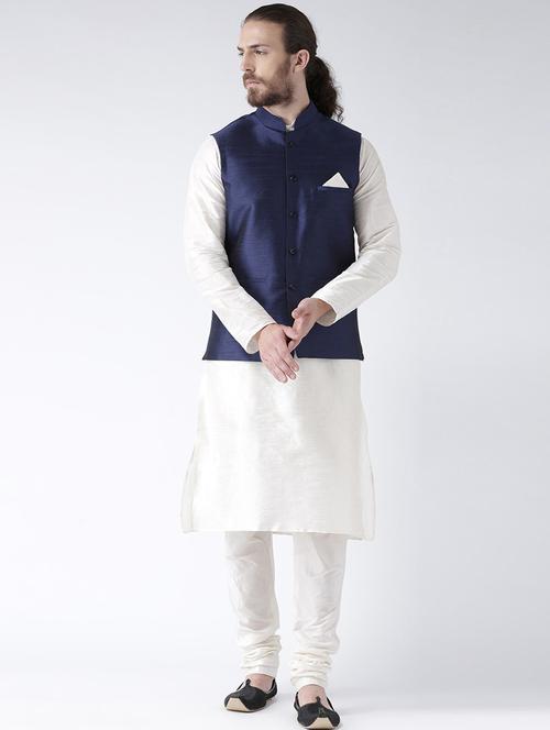 men self designed ethnic wear set - 21097828 - Very Small Image - 1