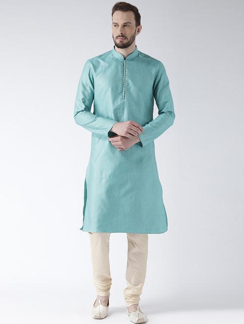men self design regular fit kurta - 21098593 - Very Small Image - 1