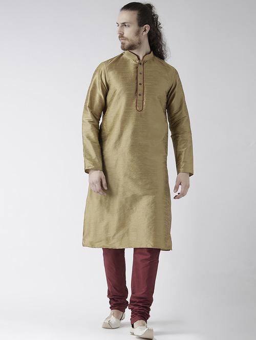 men self design regular fit kurta - 21098695 - Very Small Image - 1
