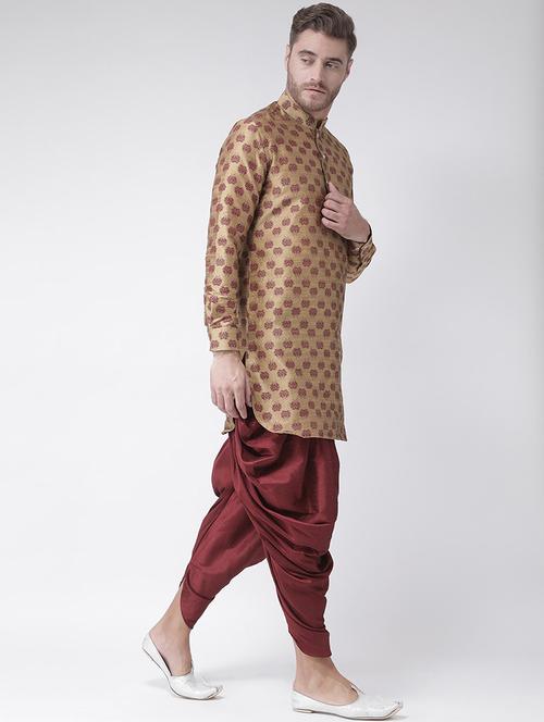 men dhoti kurta ethnic wear set - 21098729 - Very Small Image - 1