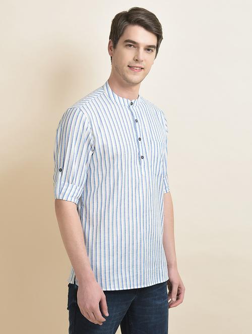 multi colored cotton short kurta - 21098783 - Very Small Image - 1