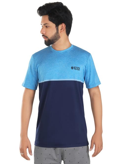 men color block polo t-shirt - 21100860 - Very Small Image - 1