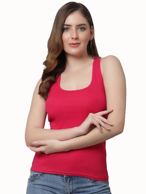women solid sleeveless camisole - 21101019 - Very Small Image - 1