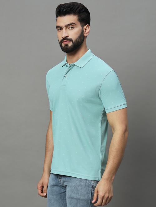 men all over printed polo t-shirt - 21102240 - Very Small Image - 1