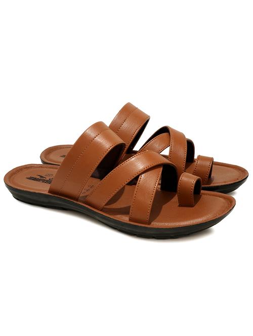 tan synthetic & mesh slip on sandals - 21104117 - Very Small Image - 1