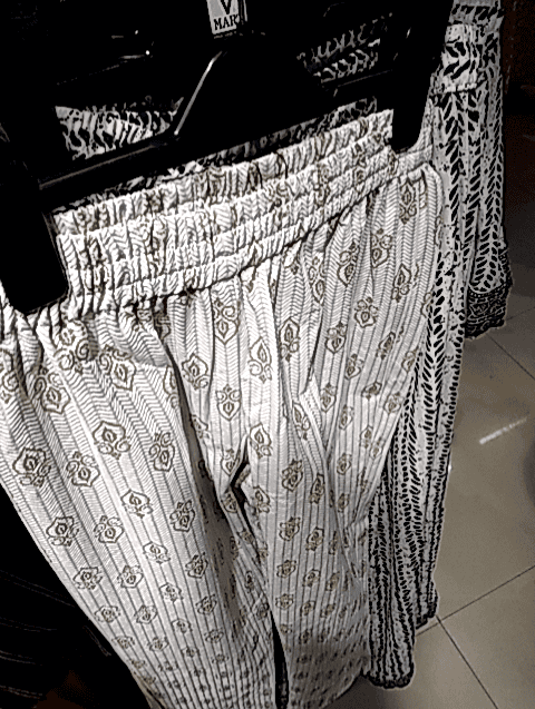off white flex palazzo - 21104332 - Very Small Image - 1