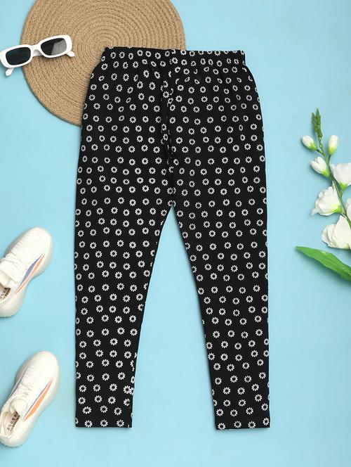 girls printed mid rise legging - 21116837 - Very Small Image - 1