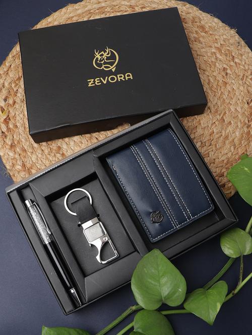 men card holder with keychain and pen - 21129609 - Very Small Image - 1