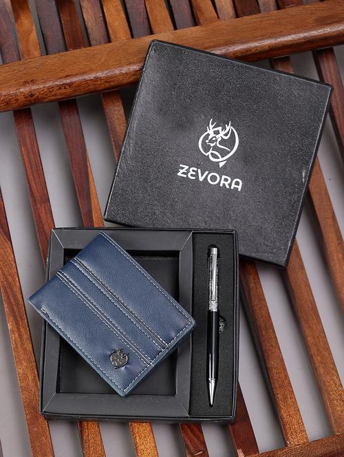 men card holder with pen - 21129635 - Very Small Image - 1