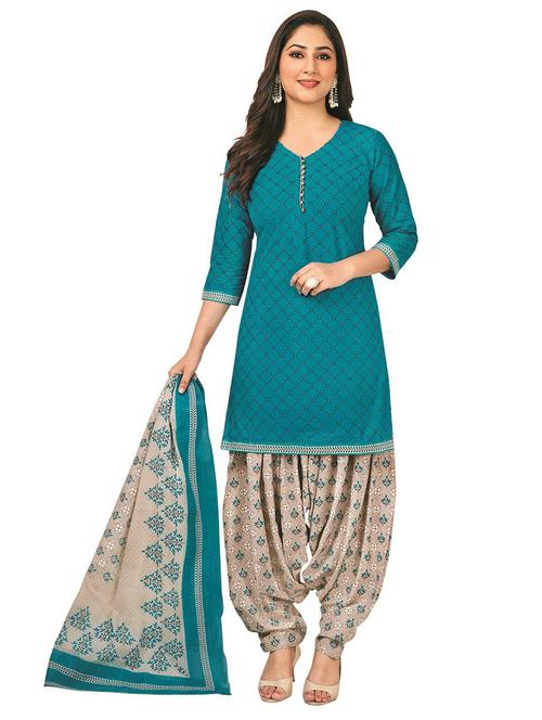 women geometric printed unstitched suits - 21129679 - Very Small Image - 1