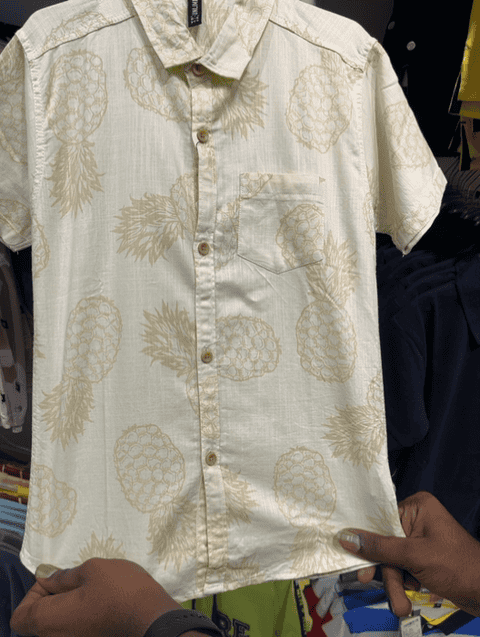 cream slub shirt - 21130398 - Very Small Image - 1