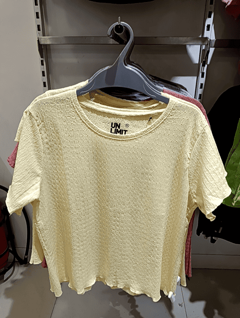 yellow poly cotton tshirt - 21130561 - Very Small Image - 1