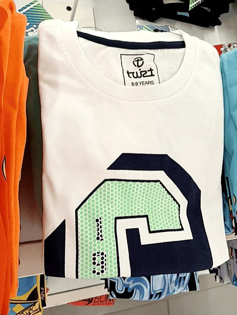 light green cotton single jersey tshirt - 21130573 - Very Small Image - 1