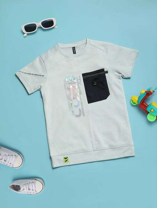 kids round neck printed t-shirt - 21130966 - Very Small Image - 1