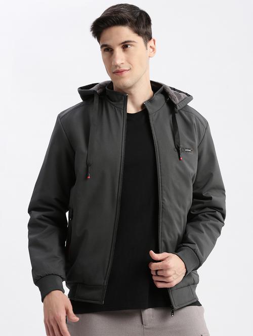 grey nylon bomber jacket - 21132319 - Very Small Image - 1