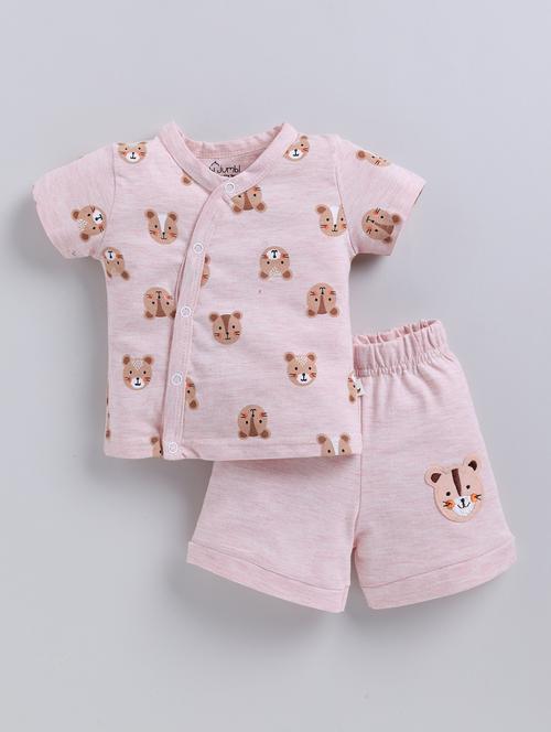 kids printed shorts set - 21132387 - Very Small Image - 1