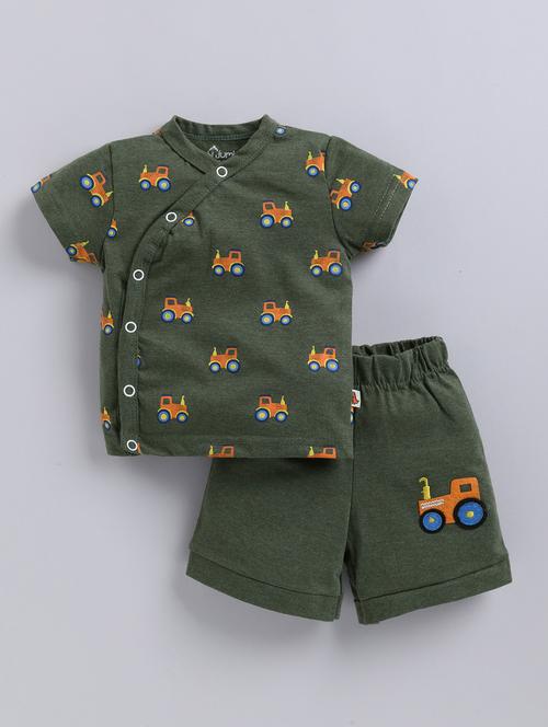 kids printed shorts set - 21132388 - Very Small Image - 1