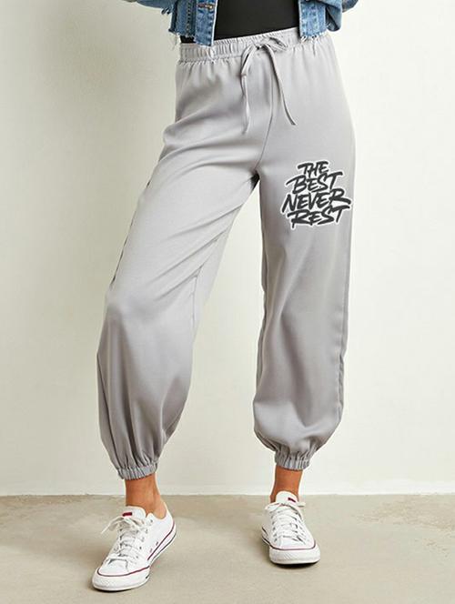 grey placement printed jogger - 21136426 - Very Small Image - 1