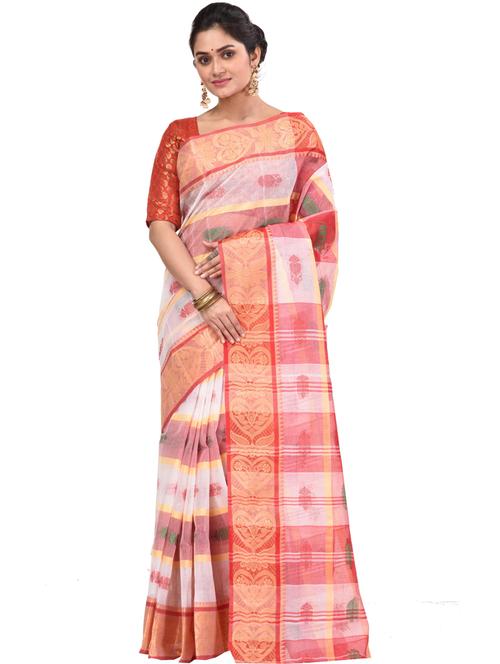 women self design tant saree - 21136887 - Very Small Image - 1