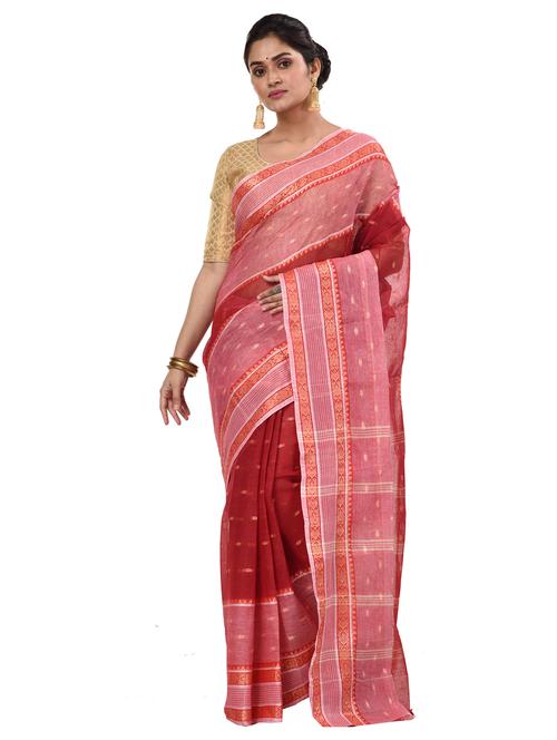 women self design tant saree - 21136951 - Very Small Image - 1