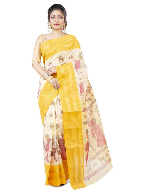 women prined tant saree - 21137075 - Very Small Image - 1