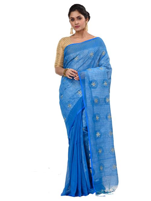 women cotton handloom saree - 21137090 - Very Small Image - 1