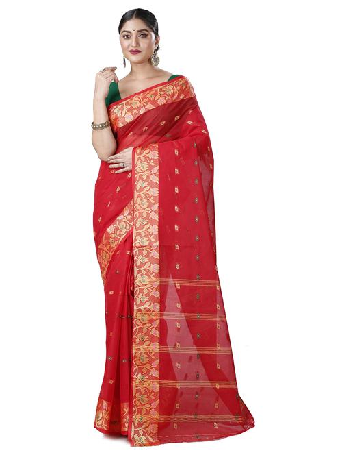 women self design handloom saree - 21137181 - Very Small Image - 1