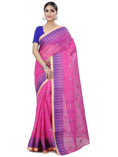 women self design handloom saree - 21137387 - Very Small Image - 1
