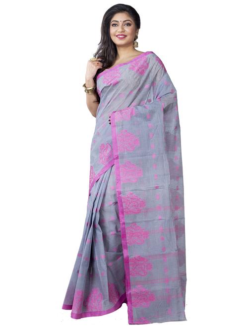 women self design handloom saree - 21137394 - Very Small Image - 1