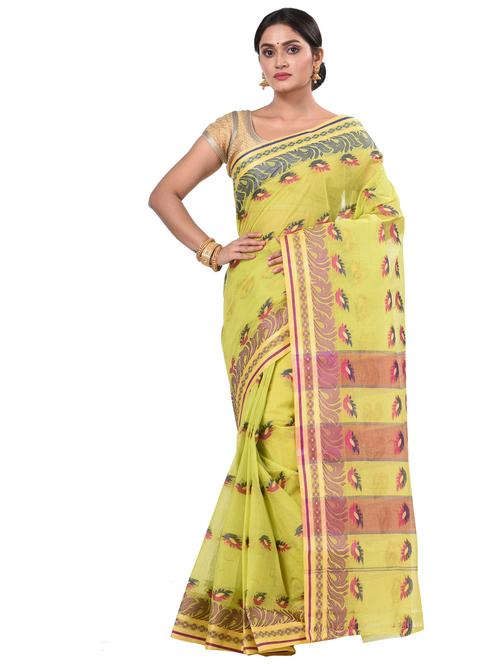 women self design handloom saree - 21137458 - Very Small Image - 1