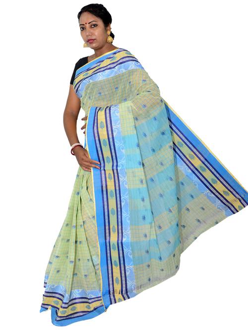 women self design handloom saree - 21137493 - Very Small Image - 1