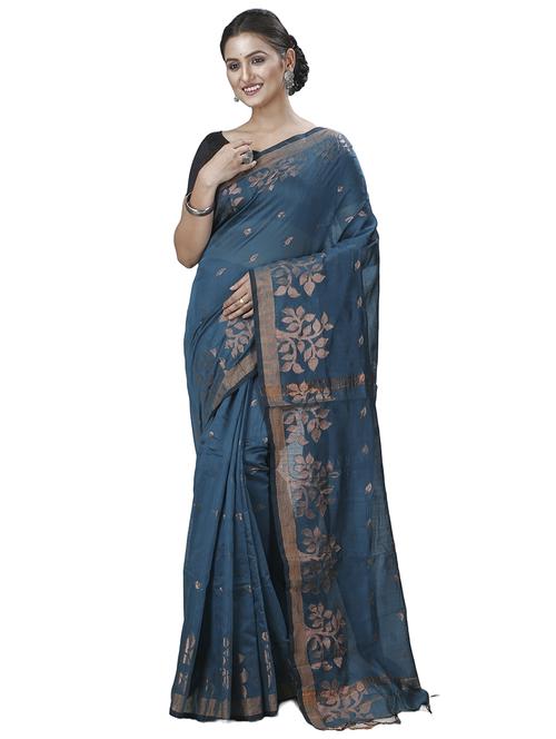 women self design handloom saree - 21137536 - Very Small Image - 1