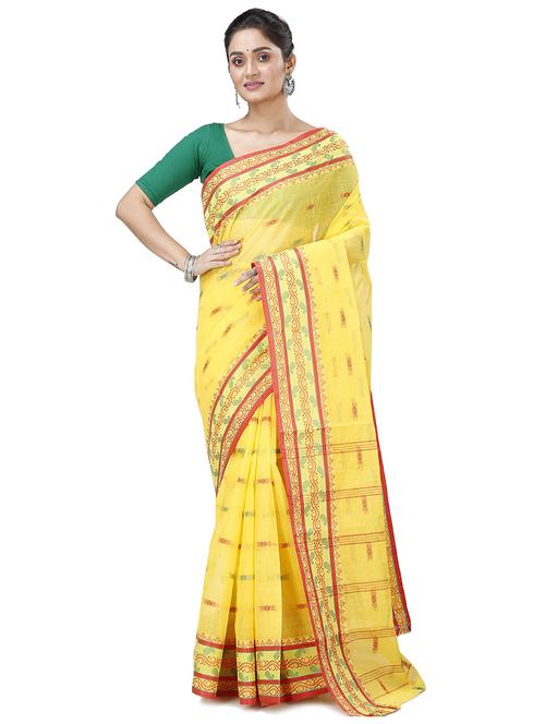 women self design tant saree - 21137607 - Very Small Image - 1