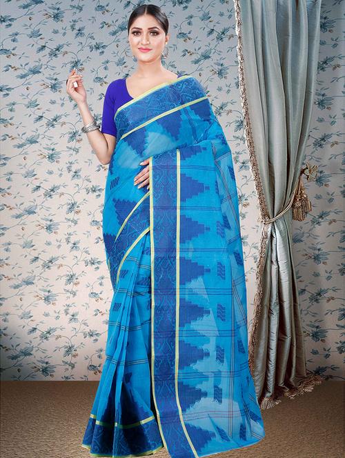 women self design handloom saree - 21137703 - Very Small Image - 1