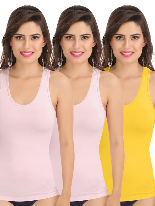 pack of 3 solid camisoles - 21140546 - Very Small Image - 1