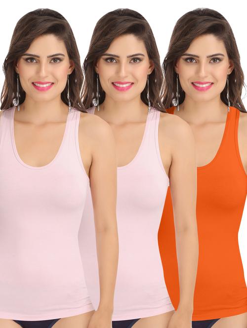 pack of 3 solid camisoles - 21140550 - Very Small Image - 1