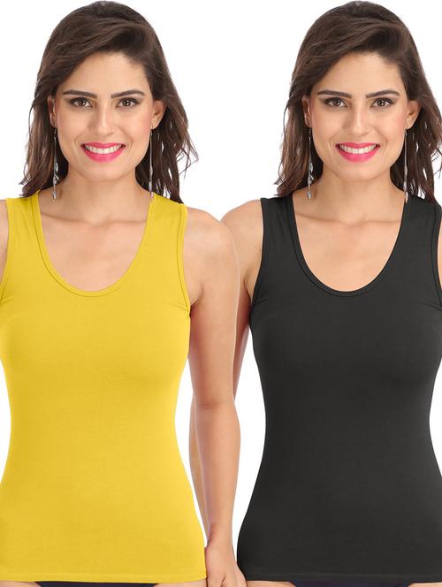 pack of 2 solid camisoles - 21140653 - Very Small Image - 1