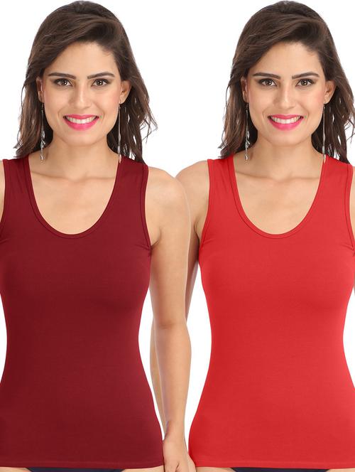 pack of 2 solid camisoles - 21140696 - Very Small Image - 1