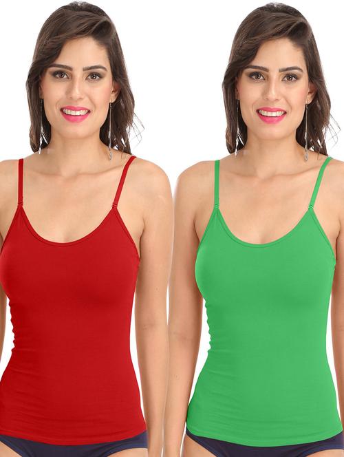 pack of 2 solid camisoles - 21140803 - Very Small Image - 1