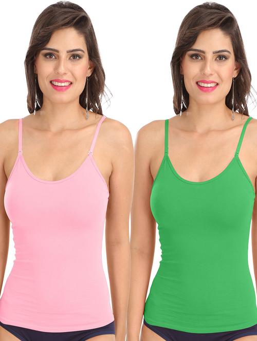 pack of 2 solid camisoles - 21140835 - Very Small Image - 1