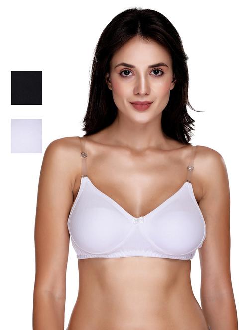 pack of 3 solid bras - 21141811 - Very Small Image - 1