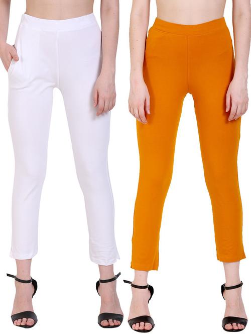 combo pack of 2 flat front trousers - 21142357 - Very Small Image - 1
