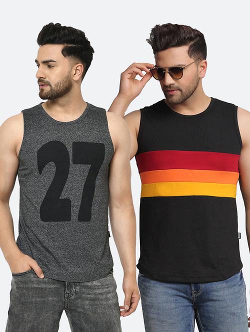 pack of 2 printed vest - 21143900 - Very Small Image - 1