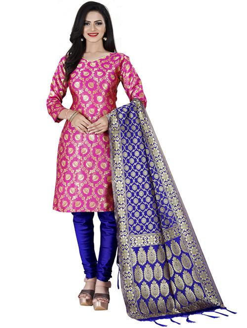 women self design unstitched suit set - 21146999 - Very Small Image - 1