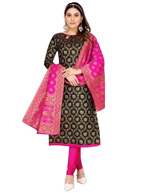 women self design unstitched suit set - 21147102 - Very Small Image - 1