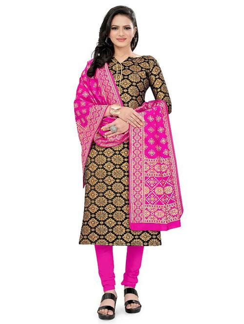 women self design unstitched suit set - 21147150 - Very Small Image - 1
